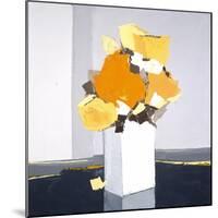 Fleurs Oranges-Monestier-Mounted Premium Giclee Print