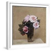 Fleurs - Roses Roses, 1886-Henri Fantin-Latour-Framed Giclee Print