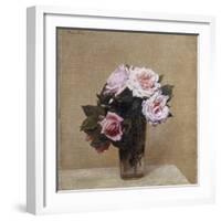 Fleurs - Roses Roses, 1886-Henri Fantin-Latour-Framed Giclee Print