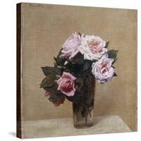 Fleurs - Roses Roses, 1886-Henri Fantin-Latour-Stretched Canvas