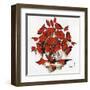 Fleurs Rouges-Christof Monnin-Framed Art Print