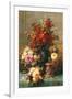 Fleurs sur une table-Jean Baptiste Robie-Framed Art Print