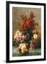 Fleurs sur une table-Jean Baptiste Robie-Framed Art Print