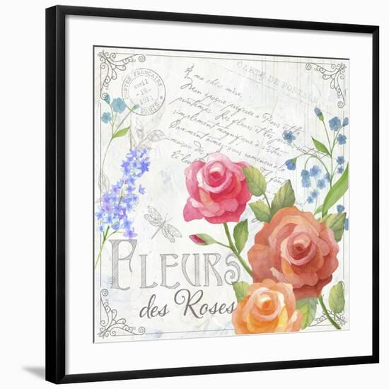 Fleurs V-Fiona Stokes-Gilbert-Framed Giclee Print