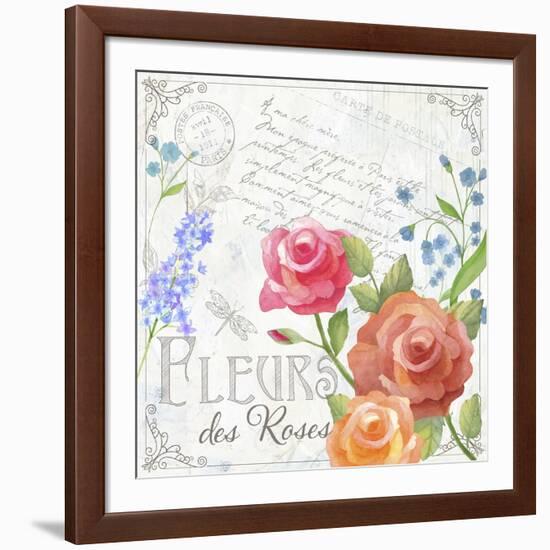 Fleurs V-Fiona Stokes-Gilbert-Framed Giclee Print