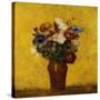Fleurs-Odilon Redon-Stretched Canvas