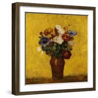 Fleurs-Odilon Redon-Framed Giclee Print