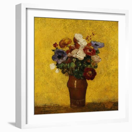 Fleurs-Odilon Redon-Framed Giclee Print