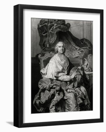 Fleury, Enthroned-Hyacinthe Rigaud-Framed Art Print