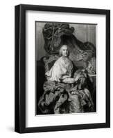 Fleury, Enthroned-Hyacinthe Rigaud-Framed Art Print