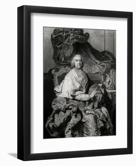 Fleury, Enthroned-Hyacinthe Rigaud-Framed Art Print