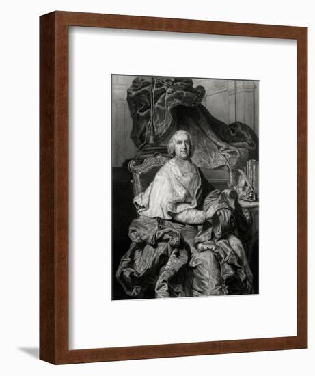 Fleury, Enthroned-Hyacinthe Rigaud-Framed Art Print