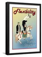 Flexibility-null-Framed Art Print