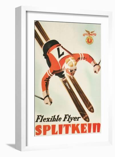 Flexible Flyer Splitkein-null-Framed Art Print