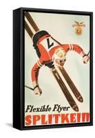 Flexible Flyer Splitkein-null-Framed Stretched Canvas