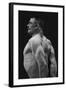 Flexing Triceps, Deltoids, and Trapezius-null-Framed Art Print