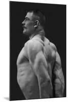Flexing Triceps, Deltoids, and Trapezius-null-Mounted Art Print