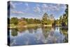 Flick Park Lake-Larry Malvin-Stretched Canvas