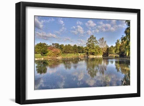 Flick Park Lake-Larry Malvin-Framed Photographic Print