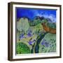 Flight,2009,(acrylics on paper)-Lisa Graa Jensen-Framed Premium Giclee Print