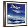 "Flight Above Clouds," August 17, 1940-Clyde H. Sunderland-Framed Giclee Print