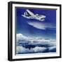 "Flight Above Clouds," August 17, 1940-Clyde H. Sunderland-Framed Giclee Print