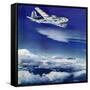 "Flight Above Clouds," August 17, 1940-Clyde H. Sunderland-Framed Stretched Canvas