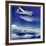 "Flight Above Clouds," August 17, 1940-Clyde H. Sunderland-Framed Giclee Print