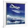 "Flight Above Clouds," August 17, 1940-Clyde H. Sunderland-Framed Giclee Print