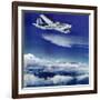 "Flight Above Clouds," August 17, 1940-Clyde H. Sunderland-Framed Giclee Print