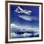 "Flight Above Clouds," August 17, 1940-Clyde H. Sunderland-Framed Giclee Print