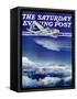 "Flight Above Clouds," Saturday Evening Post Cover, August 17, 1940-Clyde H. Sunderland-Framed Stretched Canvas