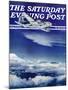 "Flight Above Clouds," Saturday Evening Post Cover, August 17, 1940-Clyde H. Sunderland-Mounted Giclee Print