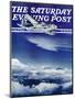 "Flight Above Clouds," Saturday Evening Post Cover, August 17, 1940-Clyde H. Sunderland-Mounted Giclee Print