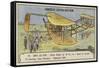 Flight by Wilbur Wright Covering 90 Kilometres in 1 Hour 21 Minutes-null-Framed Stretched Canvas