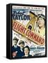 Flight Command, Walter Pidgeon, Robert Taylor, Ruth Hussey, Robert Taylor on Window Card, 1940-null-Framed Stretched Canvas