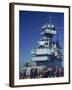 Flight Crews Awaiting Return of Planes Aboard the Aircraft Carrier Uss Enterprise-null-Framed Photographic Print