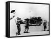 Flight Crews Waving to Kamikaze Pilot Leaving on a Mission-null-Framed Stretched Canvas