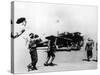 Flight Crews Waving to Kamikaze Pilot Leaving on a Mission-null-Stretched Canvas