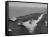 Flight Deck of the Uss Saratoga-Ed Clark-Framed Stretched Canvas