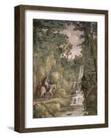 Flight into Egypt, 1621-1630-Pietro da Cortona-Framed Giclee Print