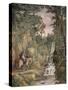 Flight into Egypt, 1621-1630-Pietro da Cortona-Stretched Canvas