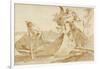 Flight into Egypt, 1725-35-Giovanni Battista Tiepolo-Framed Giclee Print