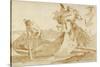 Flight into Egypt, 1725-35-Giovanni Battista Tiepolo-Stretched Canvas
