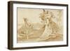 Flight into Egypt, 1725-35-Giovanni Battista Tiepolo-Framed Giclee Print