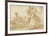 Flight into Egypt, 1725-35-Giovanni Battista Tiepolo-Framed Giclee Print