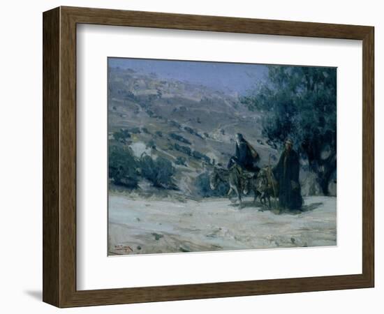 Flight into Egypt, 1899-Henry Ossawa Tanner-Framed Premium Giclee Print