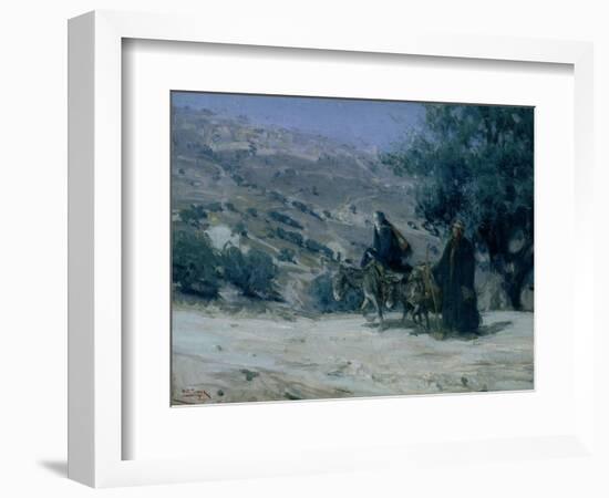 Flight into Egypt, 1899-Henry Ossawa Tanner-Framed Premium Giclee Print