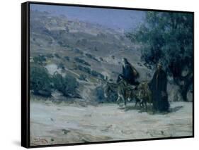 Flight into Egypt, 1899-Henry Ossawa Tanner-Framed Stretched Canvas