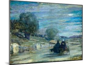 Flight into Egypt, 1921 (Oil on Panel)-Henry Ossawa Tanner-Mounted Giclee Print